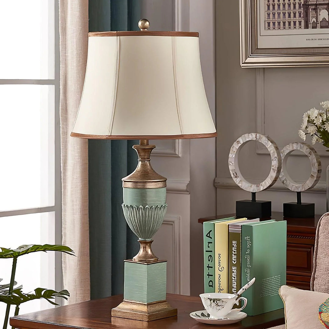 European Luxury Fabric Table Lamp-21