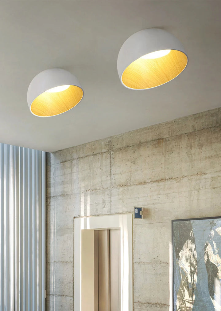 Flat Mouth Semicircular Ceiling Light