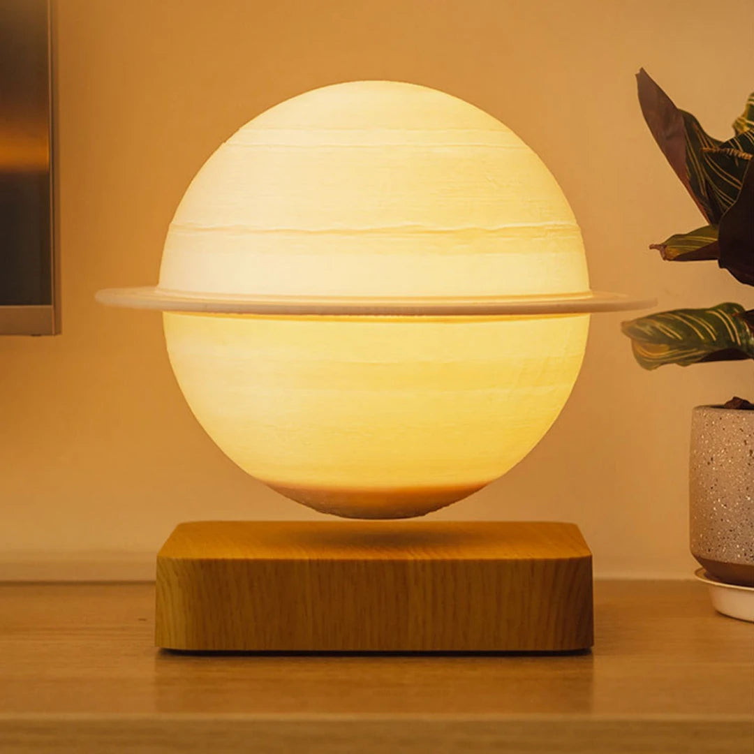 Lampe flottante en forme de lune