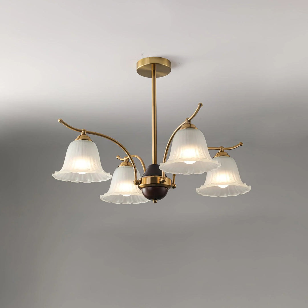 Flora Brass Chandelier 1