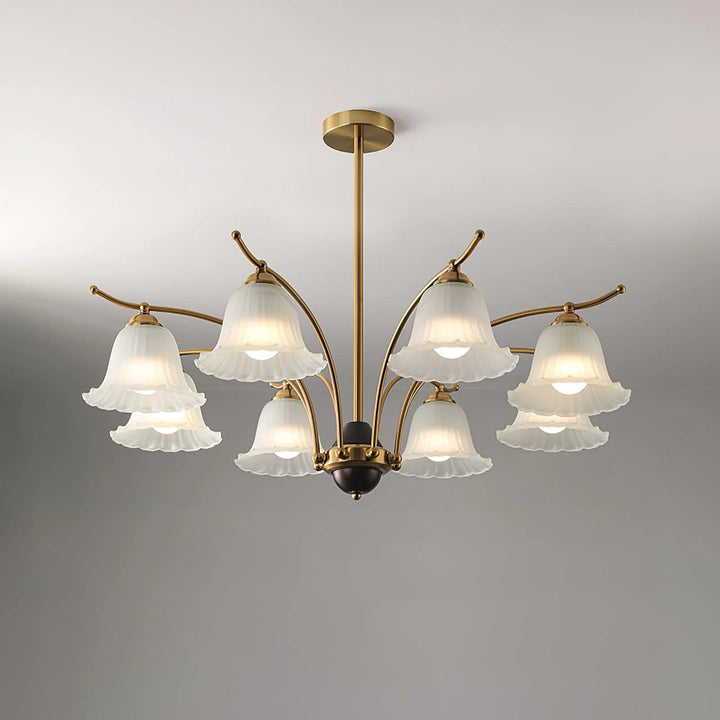 Flora Brass Chandelier 3