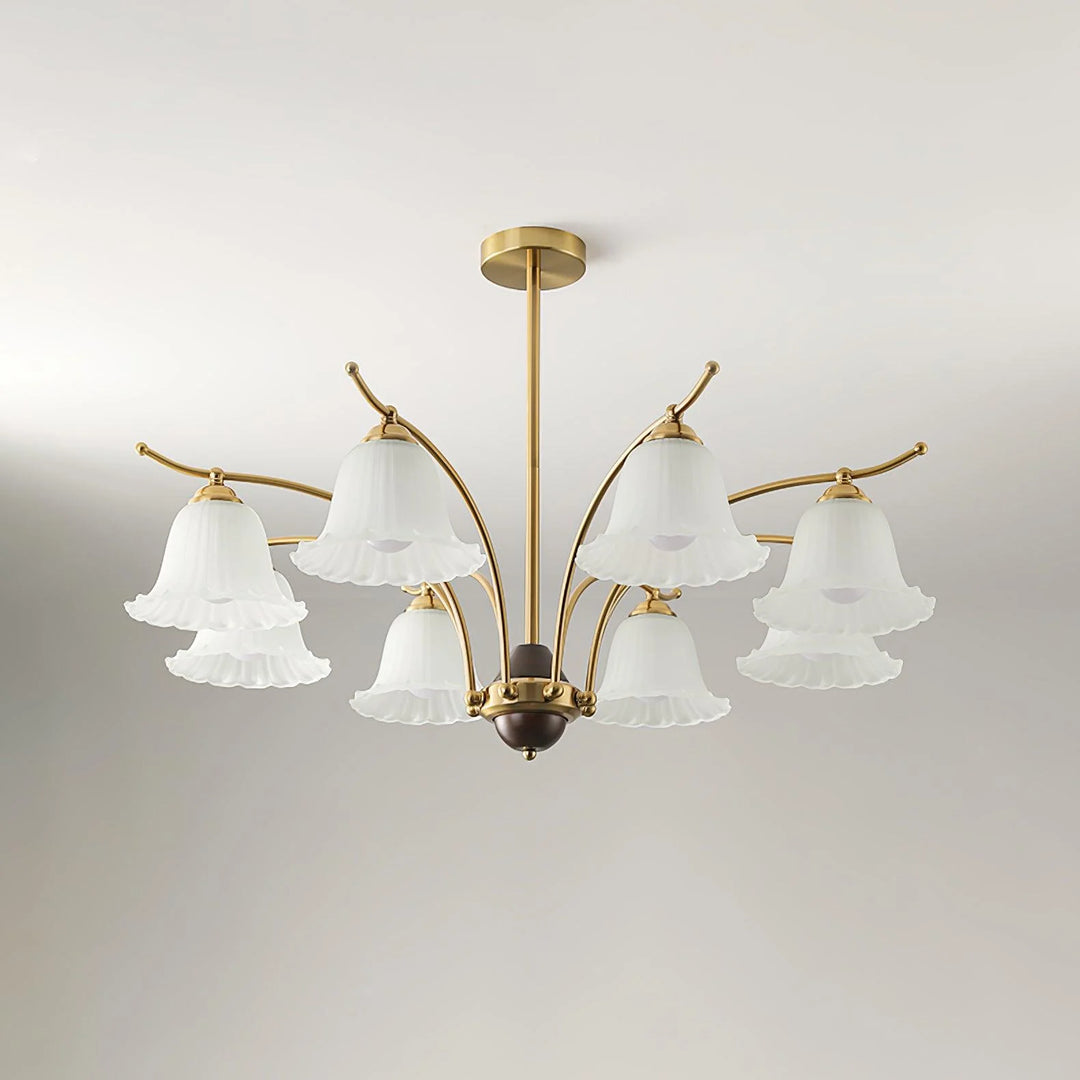 Flora Brass Chandelier 6