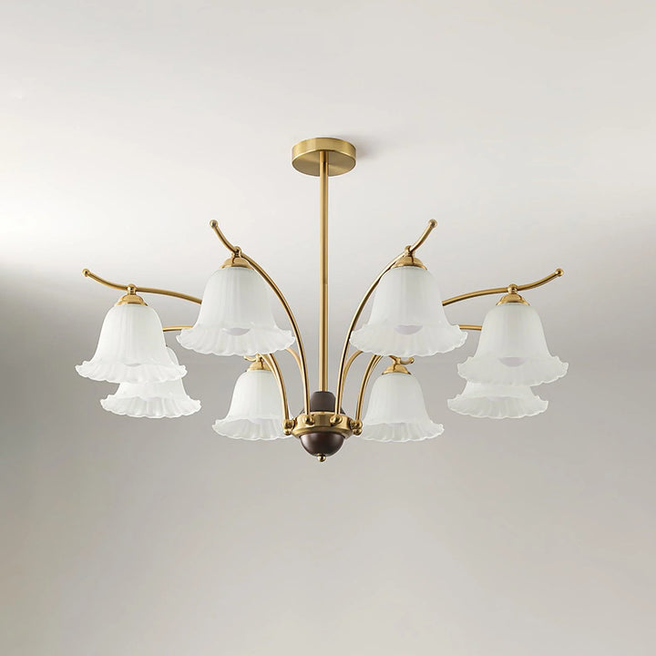 Flora Brass Chandelier 6