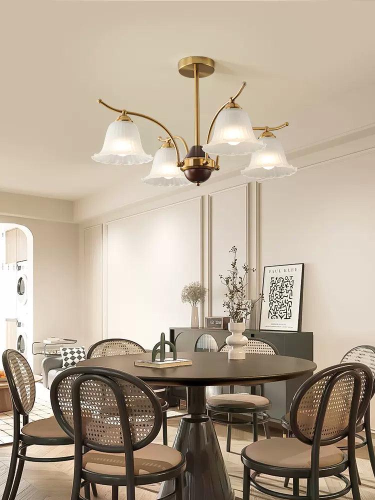 Flora Brass Chandelier 9