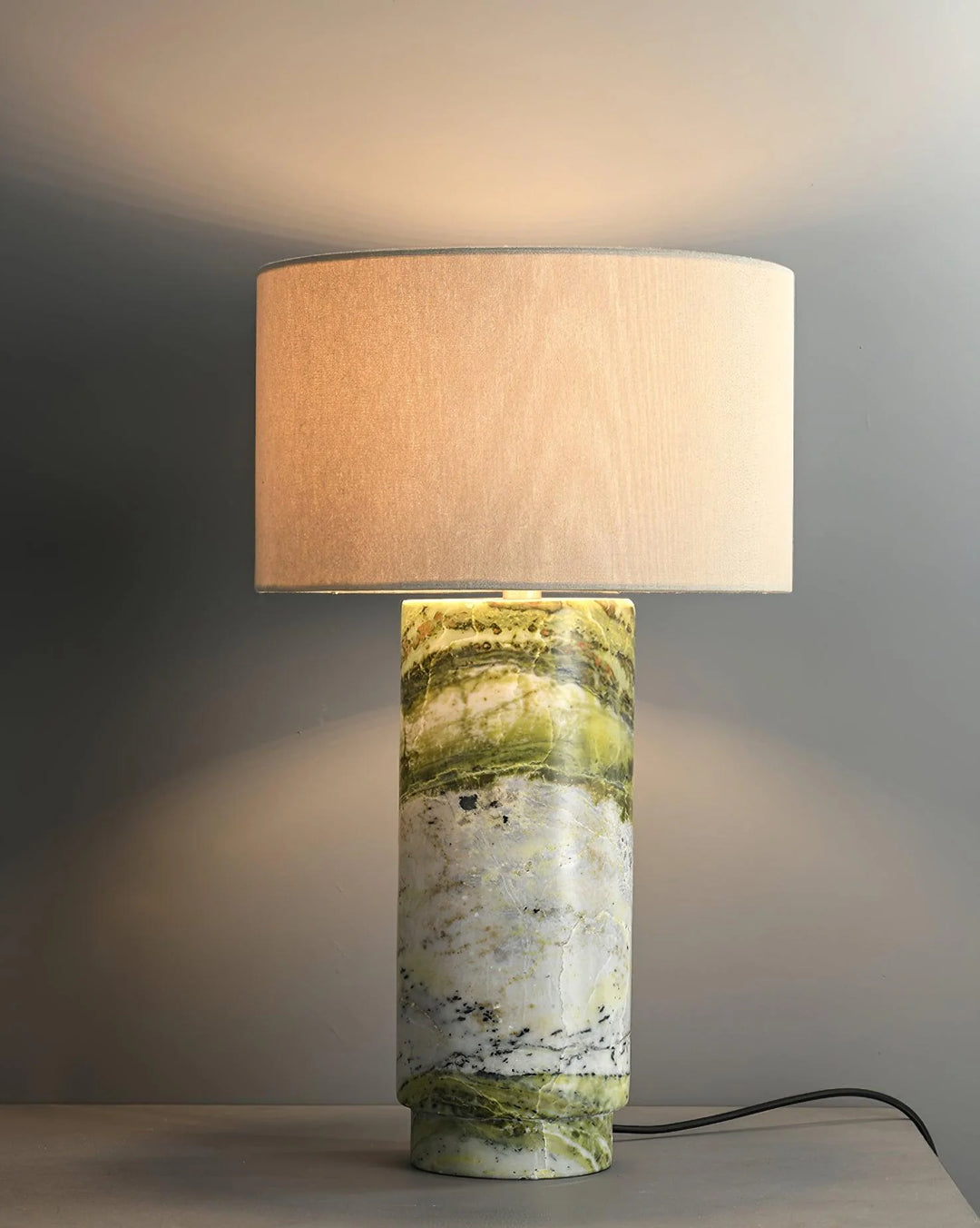 Floral Marble Desk Lamp-21
