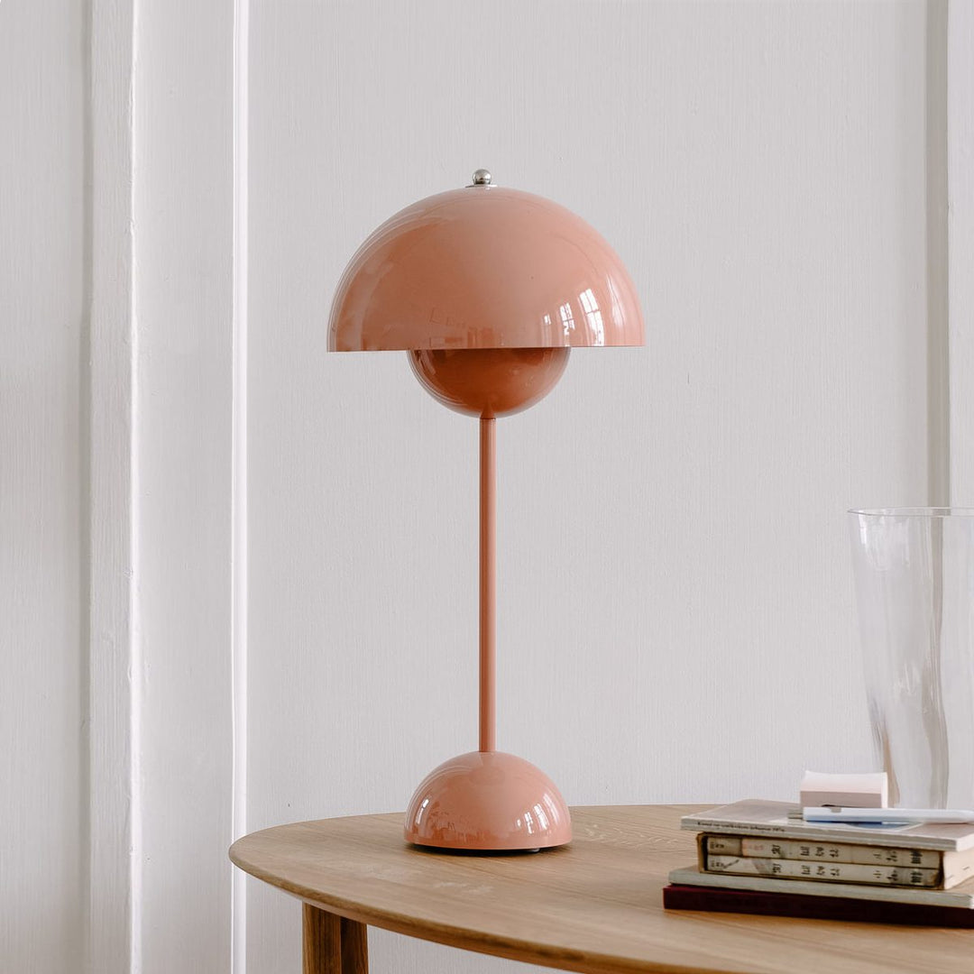 Lampe de table en pot de fleurs