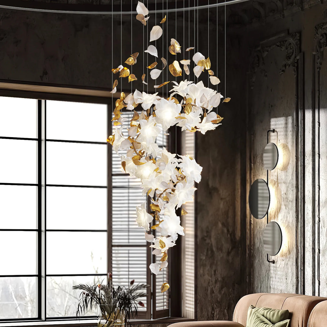 Fluttering Flowers Chandelier S 8