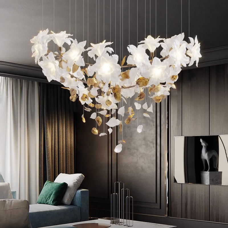 Fluttering Flowers Chandelier W 10