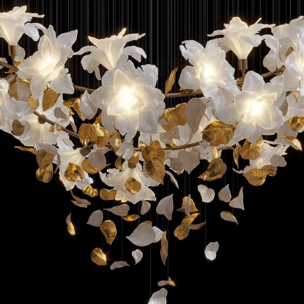 Fluttering Flowers Chandelier W 2