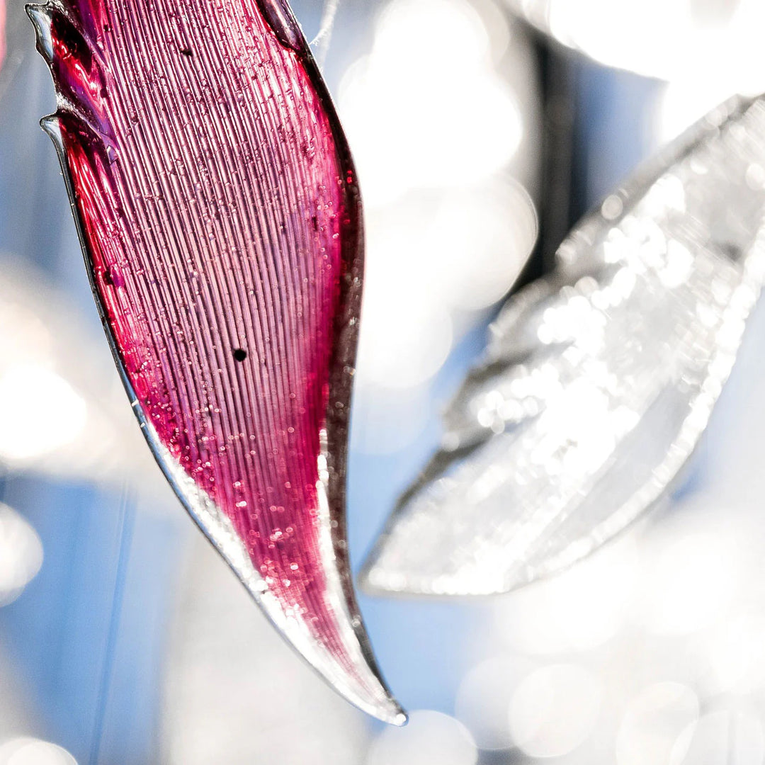 Flying Glass Feather Chandelier 9