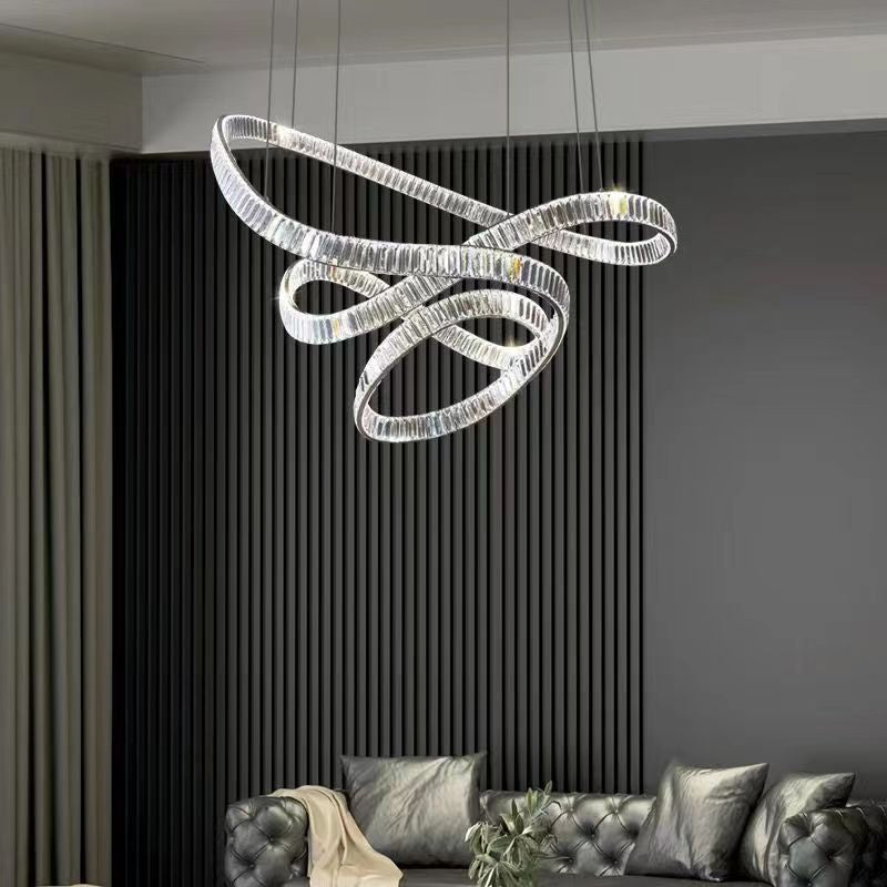 Flying Ribbon Crystal Chandelier 11