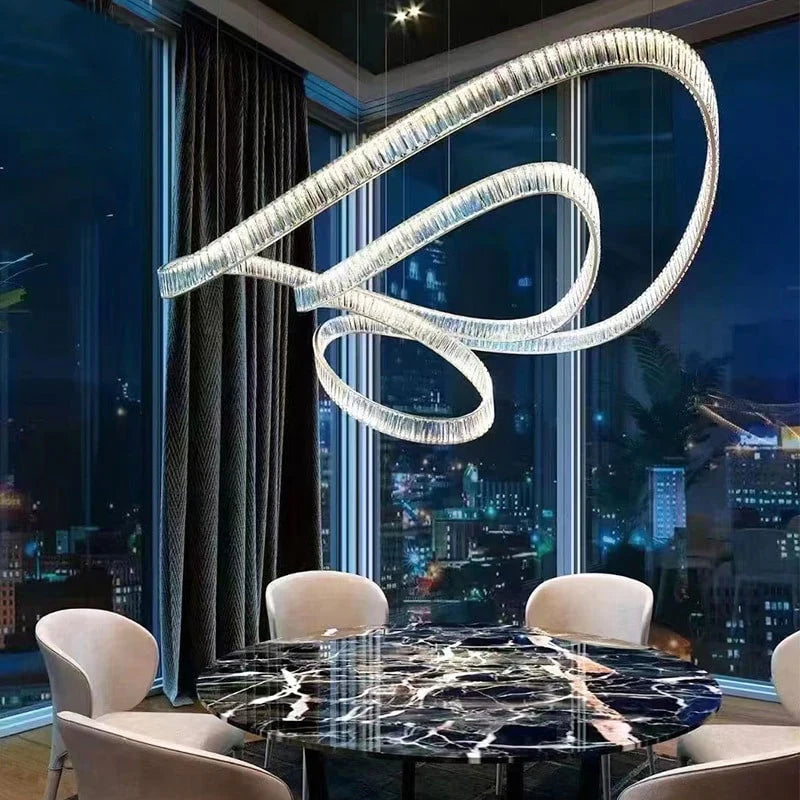 Flying Ribbon Crystal Chandelier 2