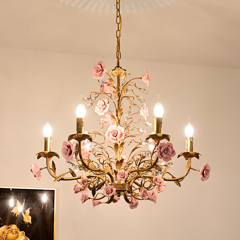 French_Country_Rose_Chandelier_8