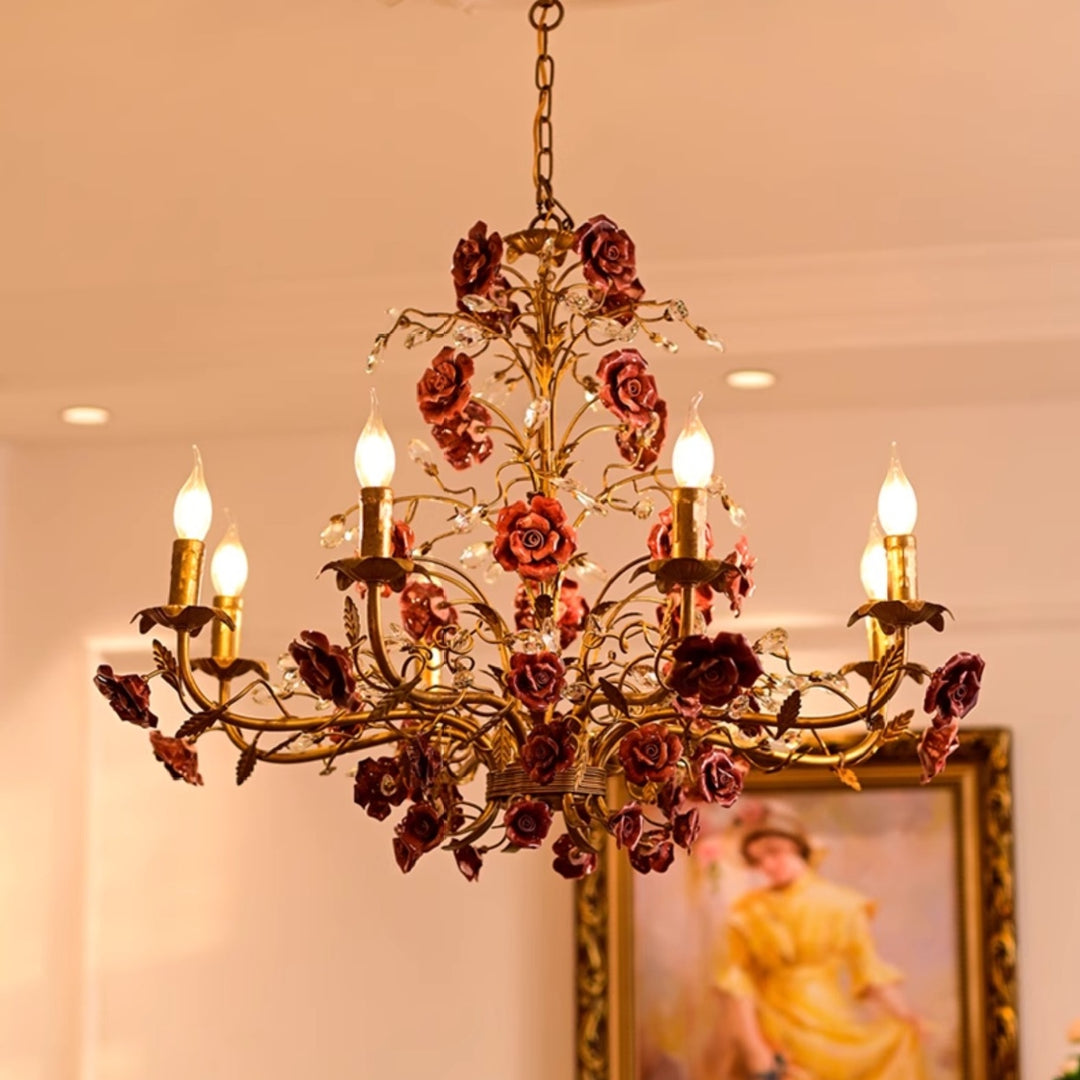 French_Country_Rose_Chandelier_9
