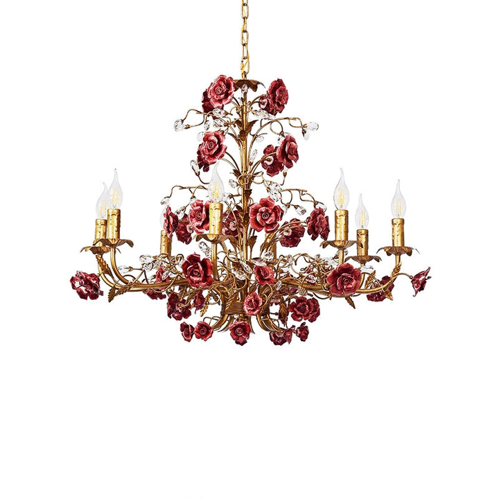 French_Country_Rose_Chandelier_A8
