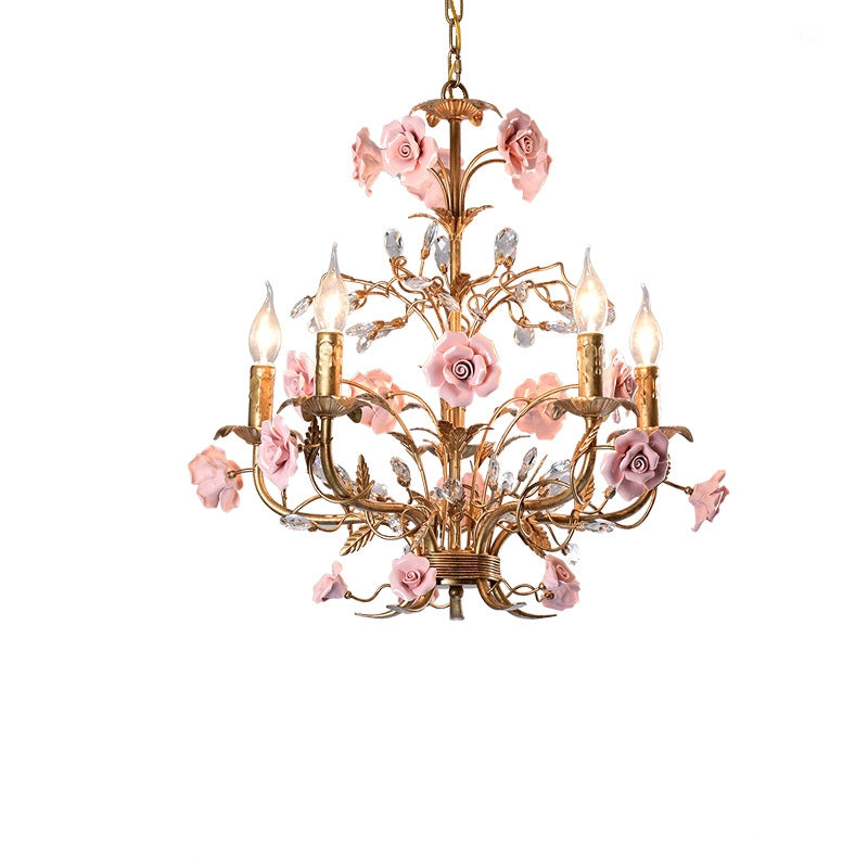 French_Country_Rose_Chandelier_B5