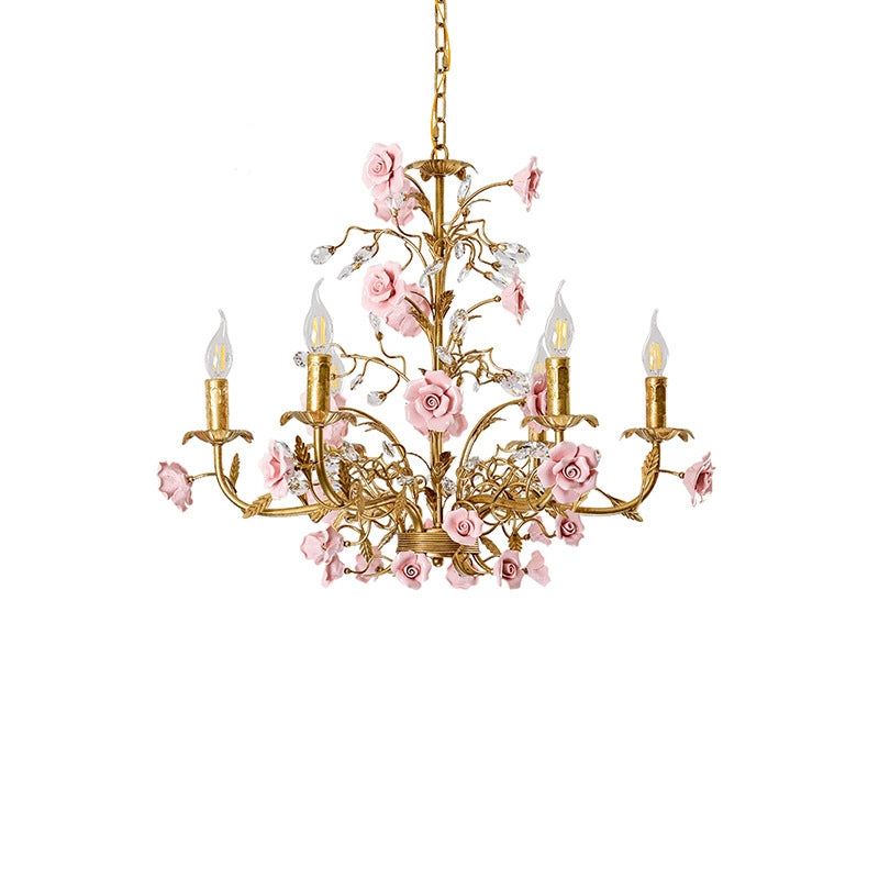 French_Country_Rose_Chandelier_B6
