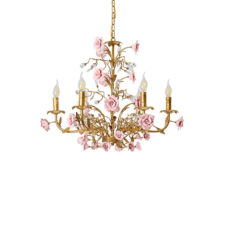French_Country_Rose_Chandelier_B6