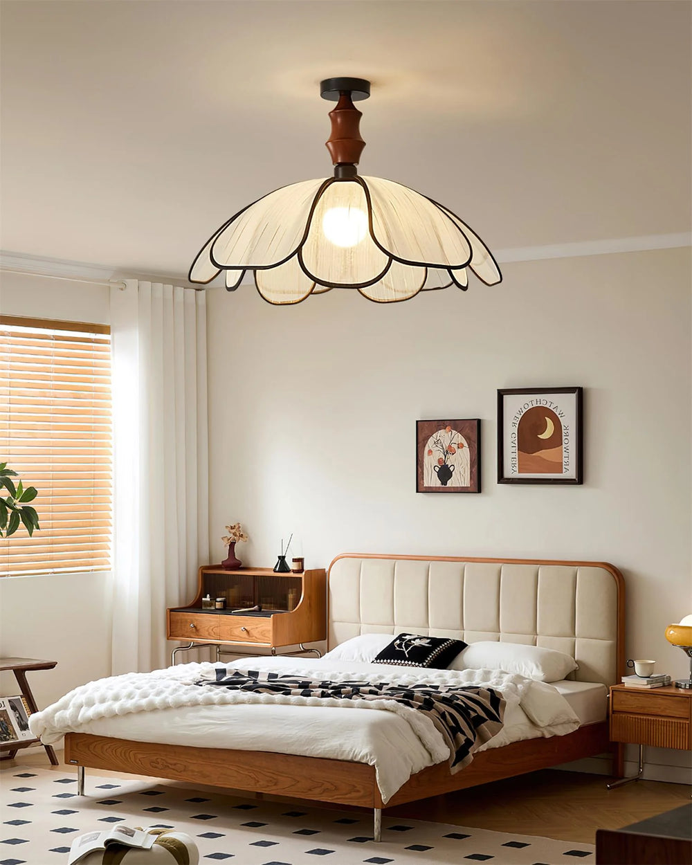 French_Flower-Shaped_Ceiling_Lamp_7