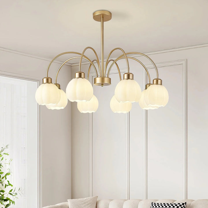 French Gooseneck Chandelier 12