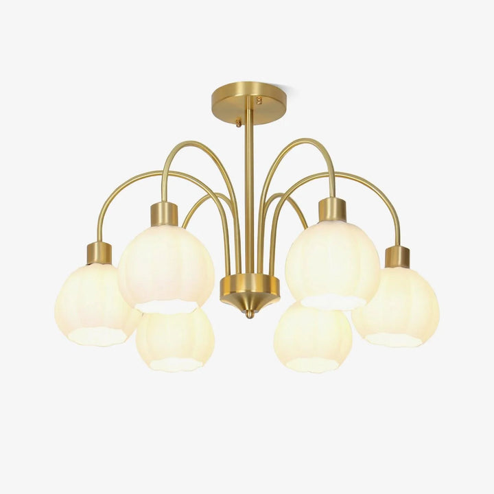 French Gooseneck Chandelier 13