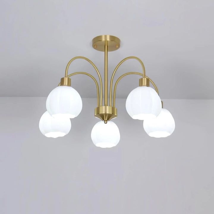 French Gooseneck Chandelier 15