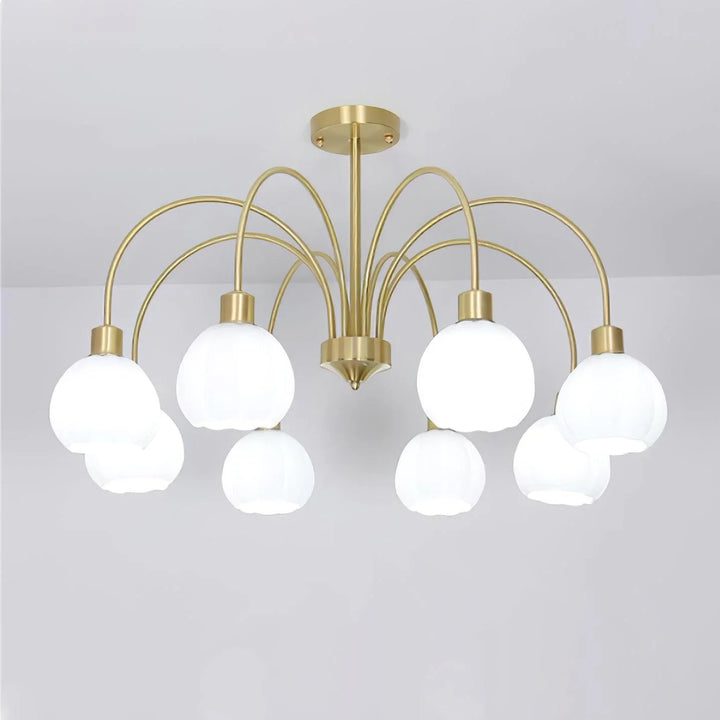 French Gooseneck Chandelier 17