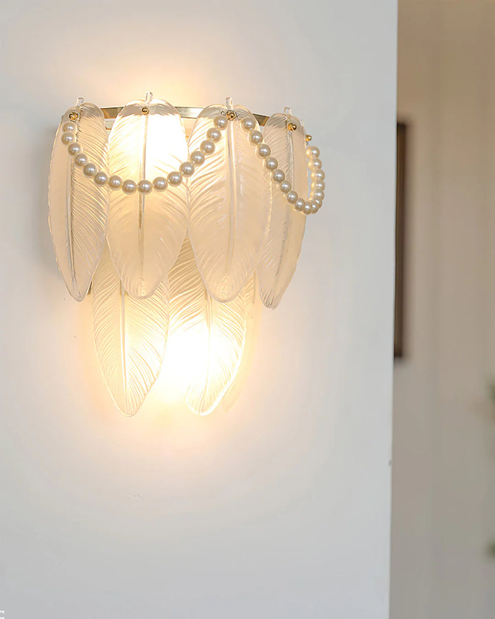 French_Pearl_Feather_Wall_Lamp_7