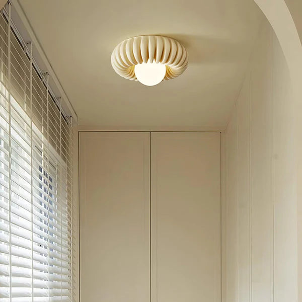 French_Pleated_Ceiling_Light_3