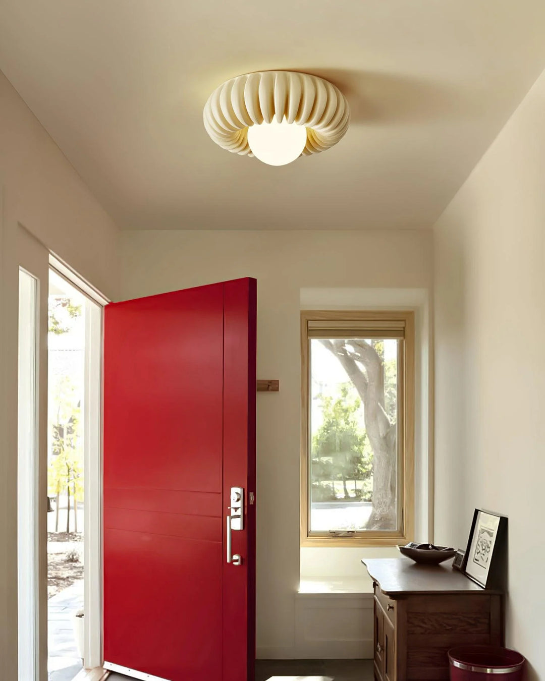 French_Pleated_Ceiling_Light_6