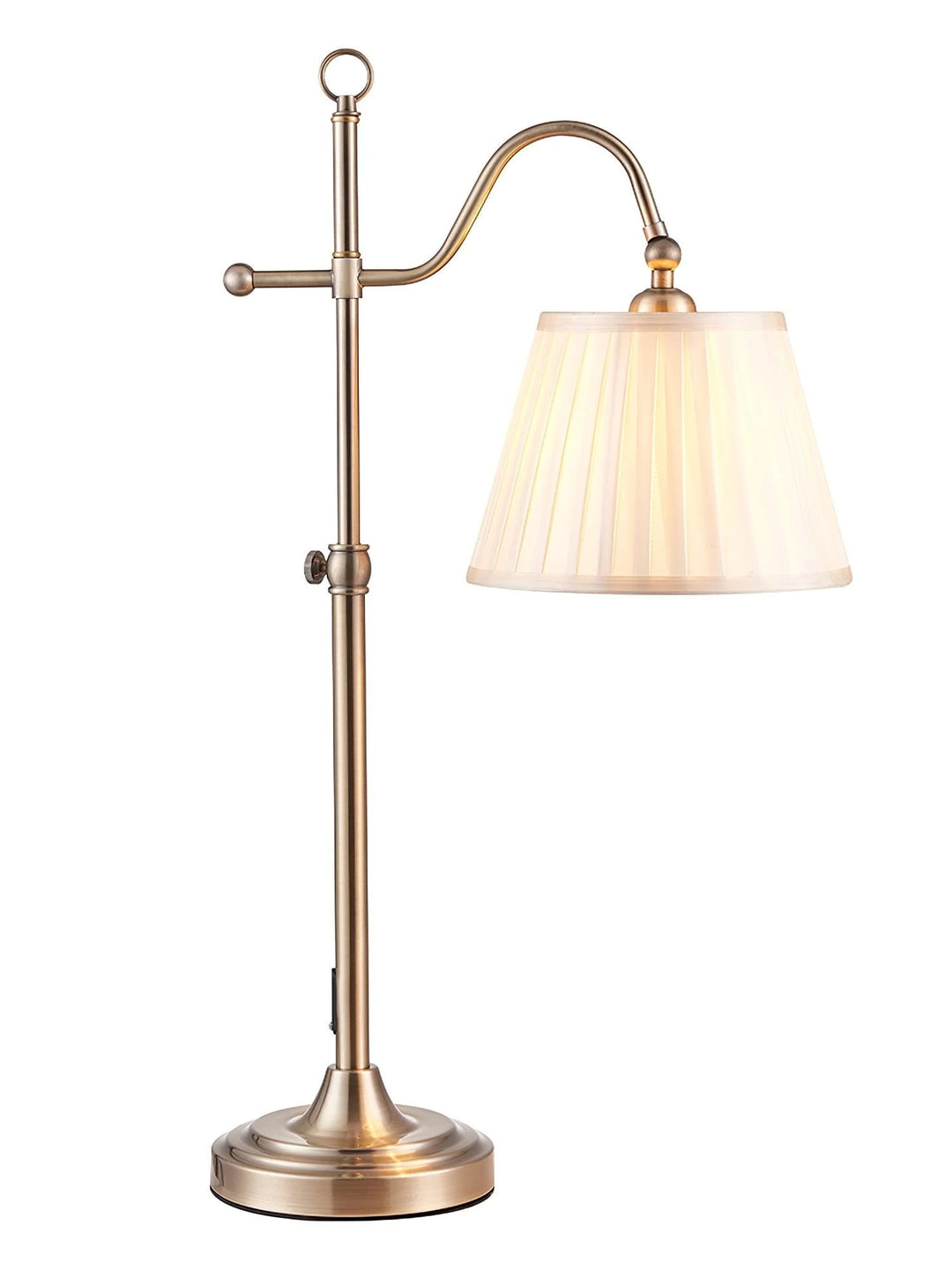 French Pleated Shade Table Lamp-11