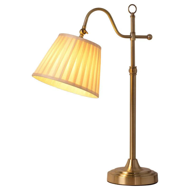 French Pleated Shade Table Lamp-20