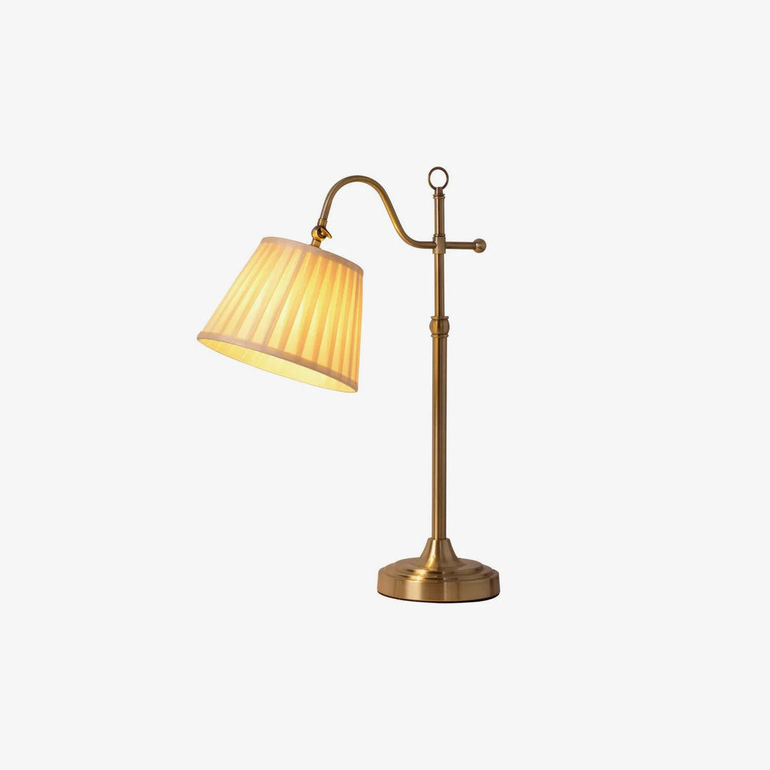 French Pleated Shade Table Lamp-7