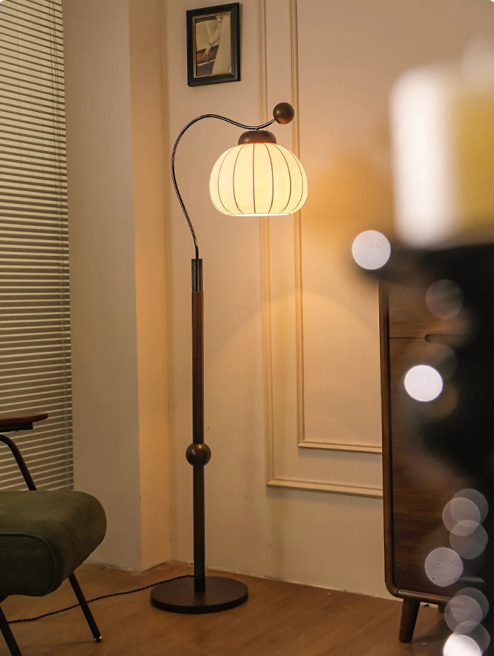 French Pumpkin Floor Lamp 12