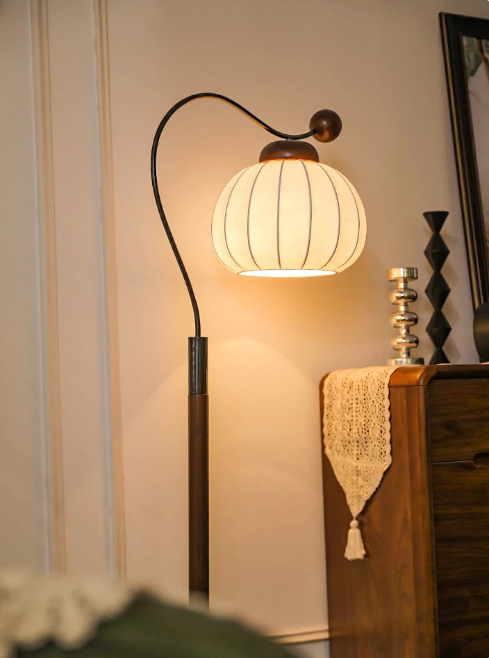 French Pumpkin Floor Lamp 2