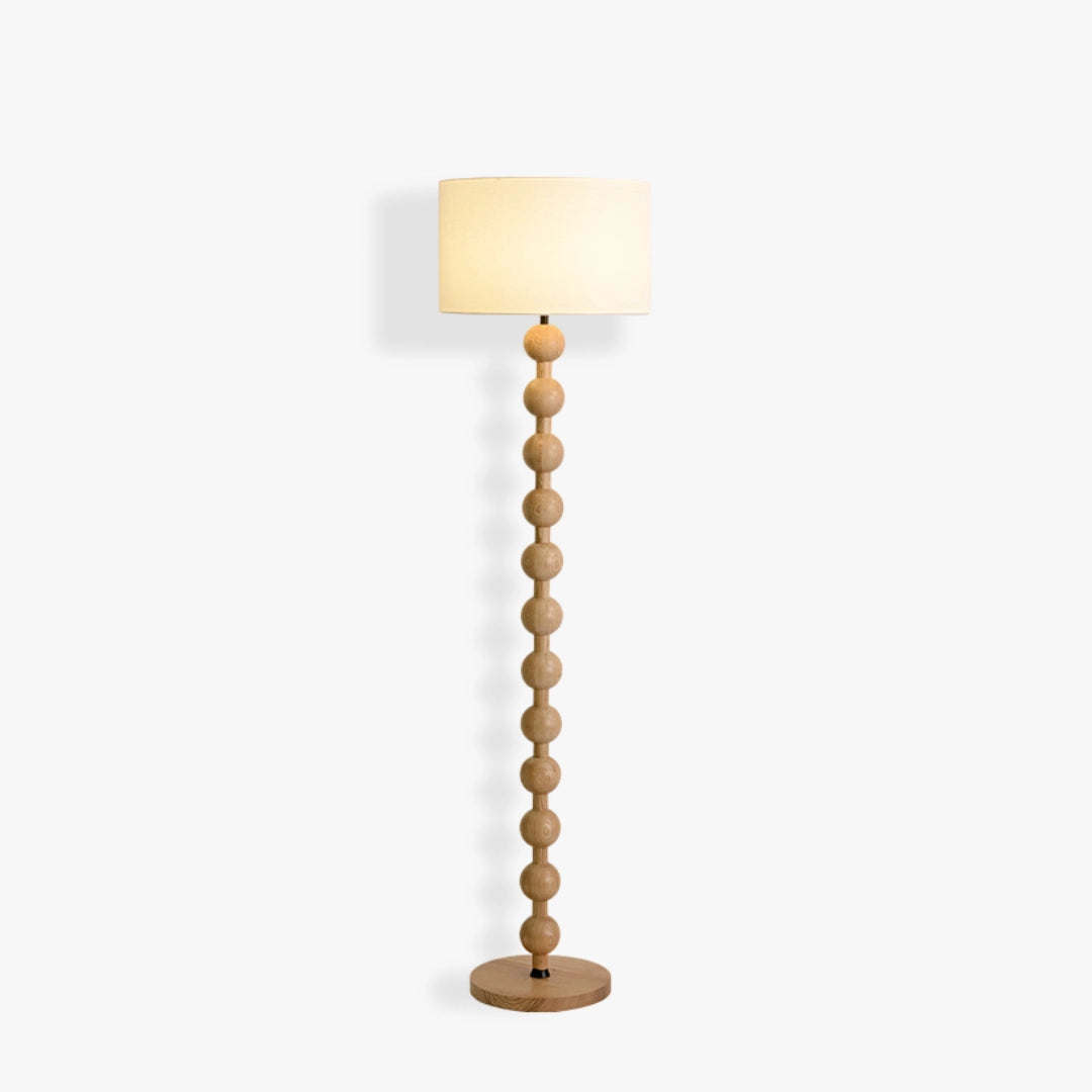 French Retro Solid Wood Floor Lamp 17