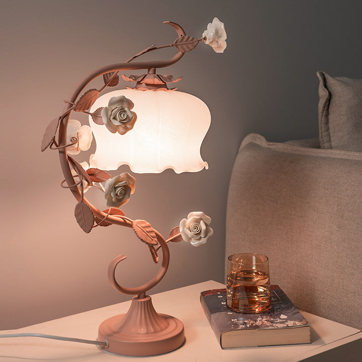 French Rose Table Lamp 12