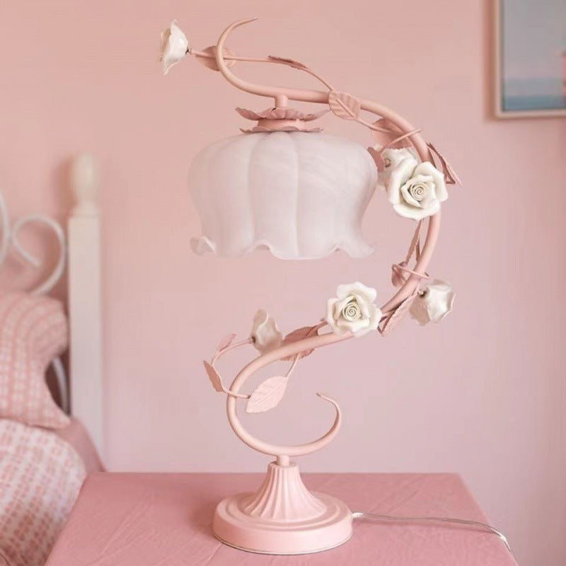 French Rose Table Lamp 14