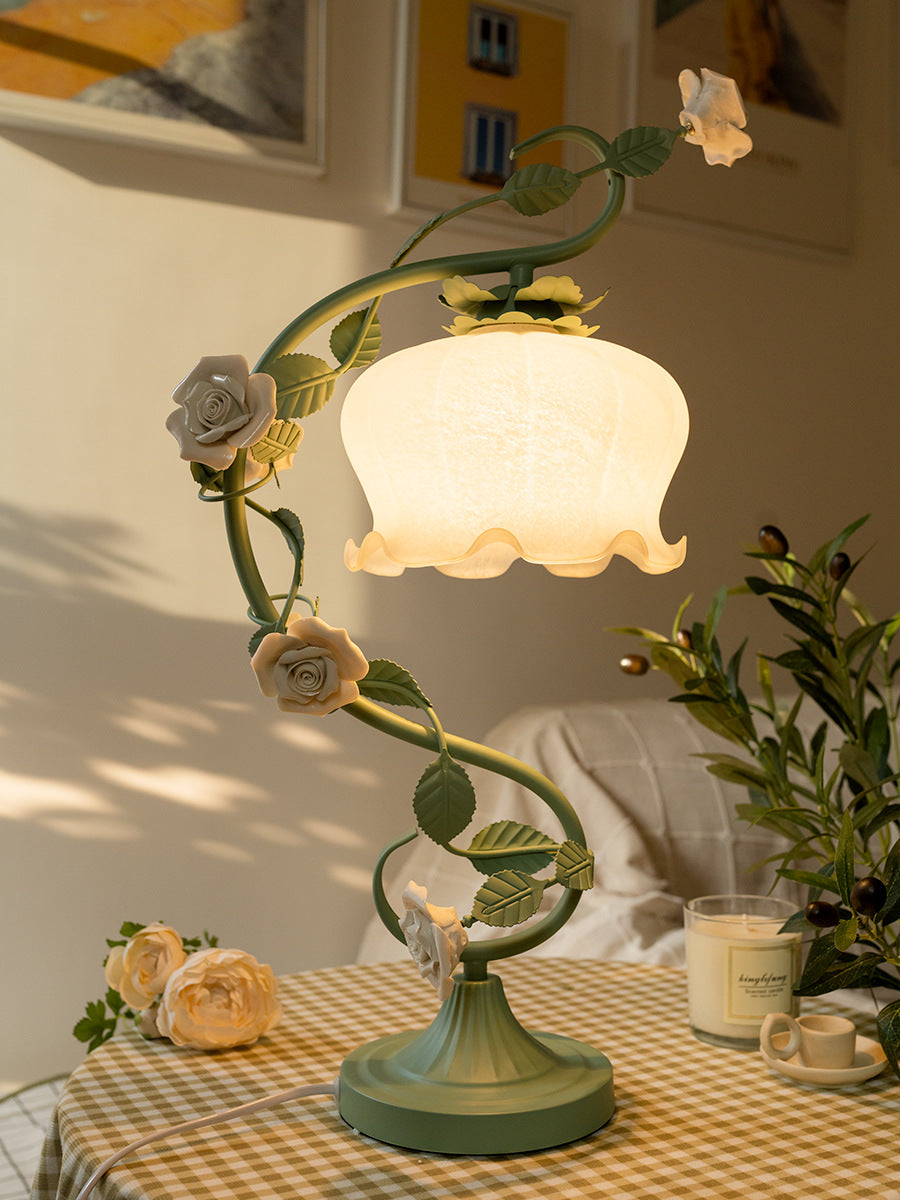 French Rose Table Lamp 5