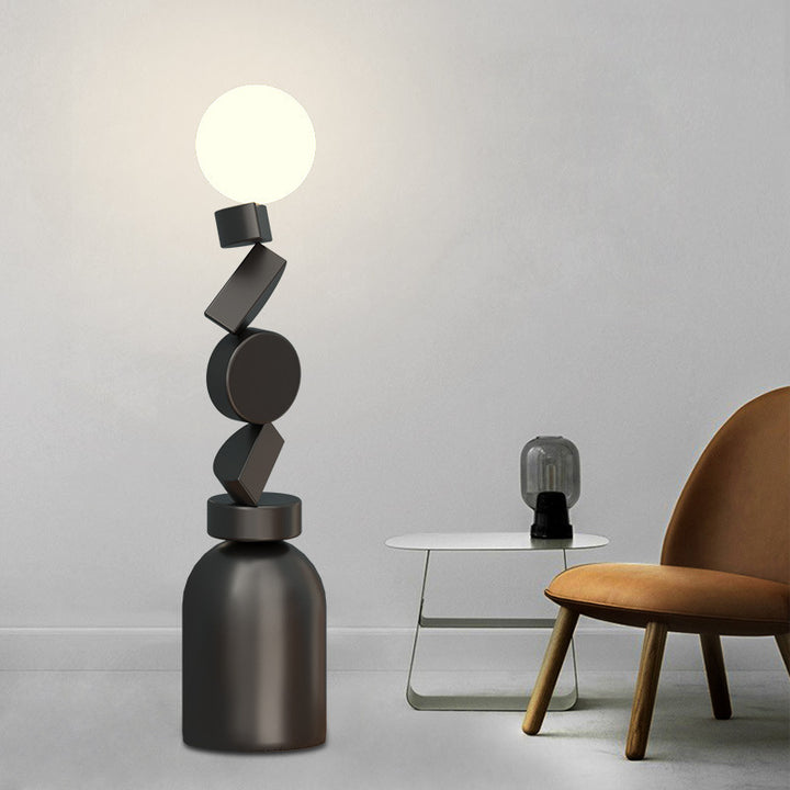 Geometrische mix-en-match-vloerlamp