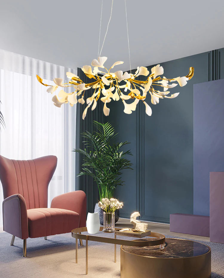 Gingko Chandelier A is in the livingroom 2