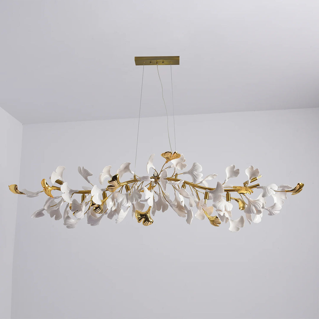 Gingko Chandelier A is in the livingroom L150CM