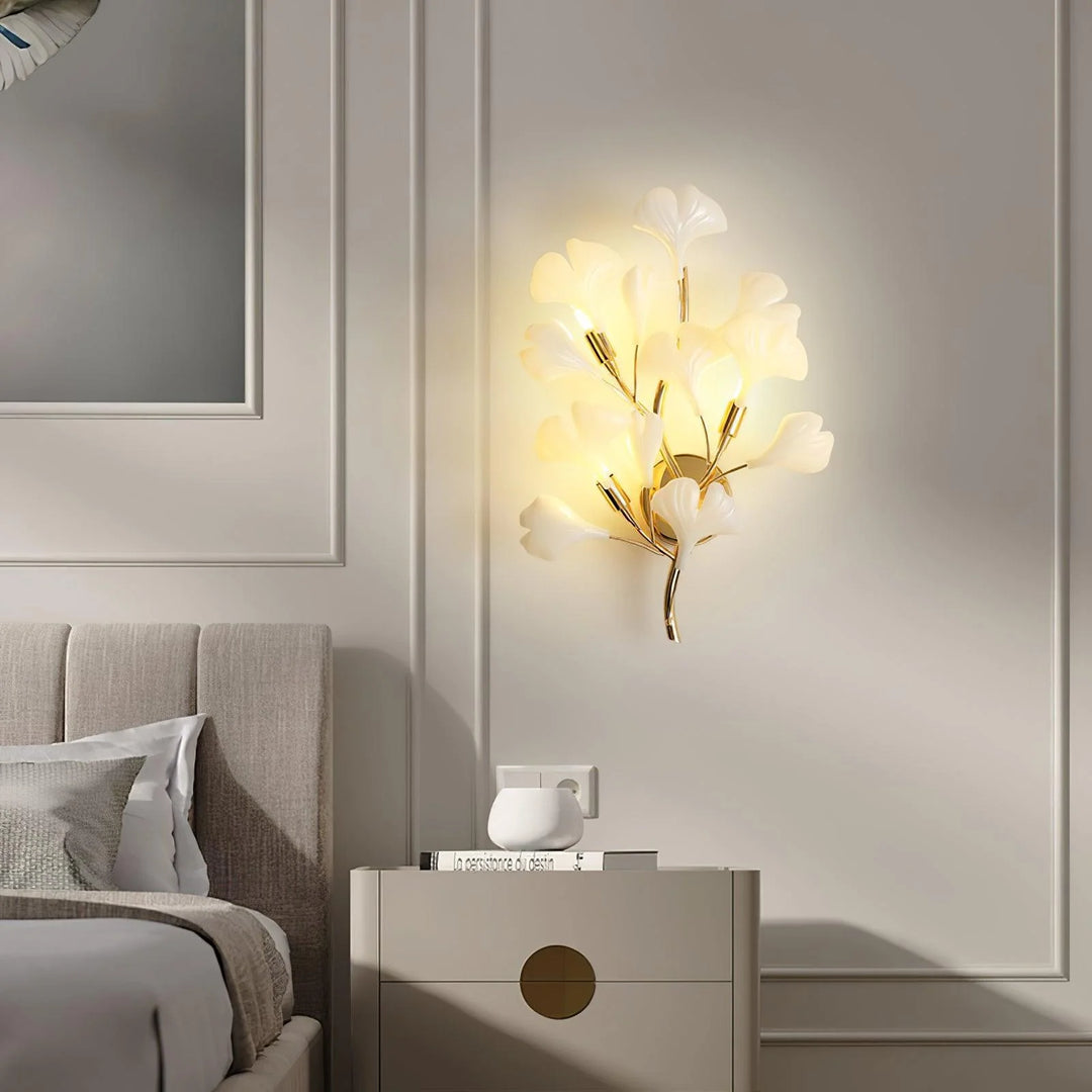 Ginkgo Leaf Wall Lamp 1