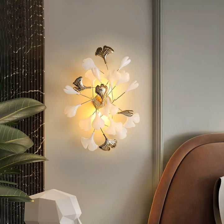 Ginkgo Leaf Wall Lamp 2