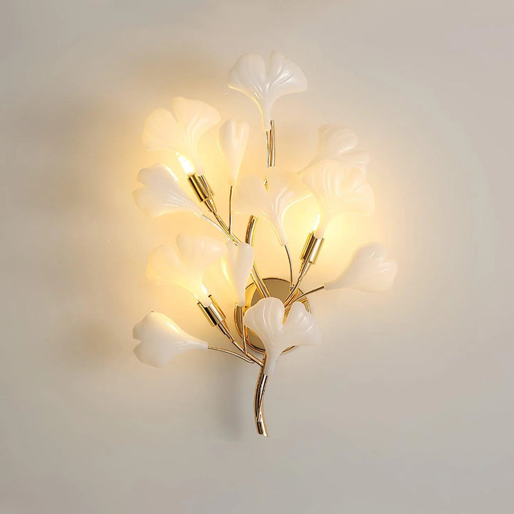 Ginkgo Leaf Wall Lamp D35_H50 CM