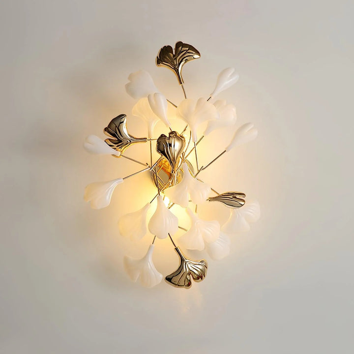 Ginkgo Leaf Wall Lamp D40_H60 CM 