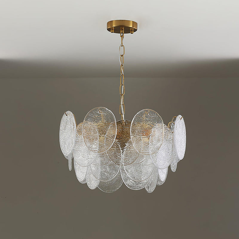 Glass Disc Chandelier 10