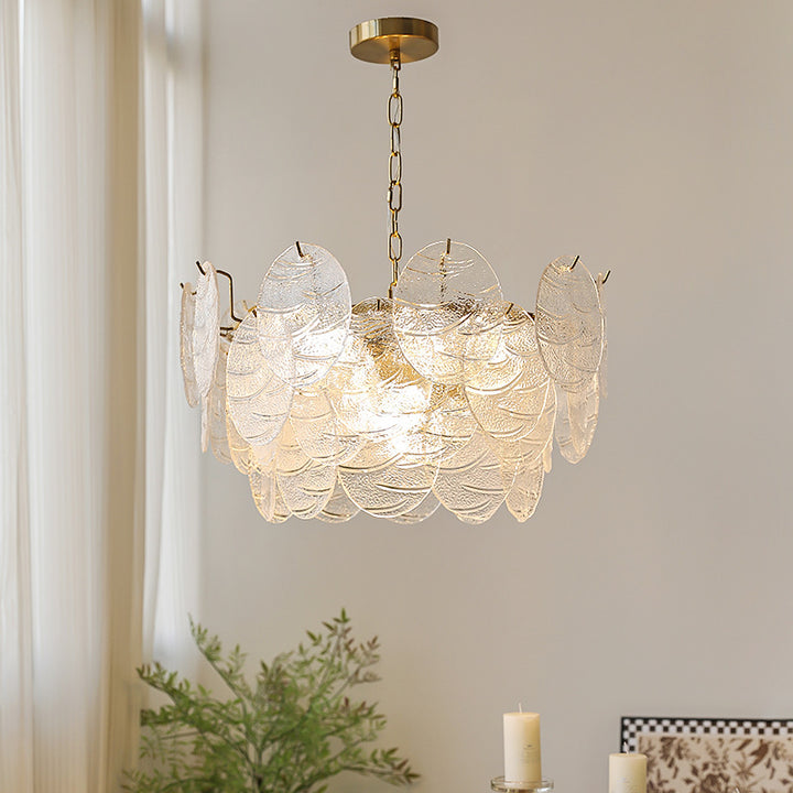 Glass Disc Chandelier 13