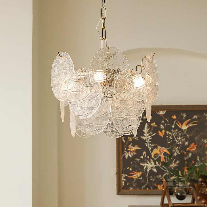 Glass Disc Chandelier 14