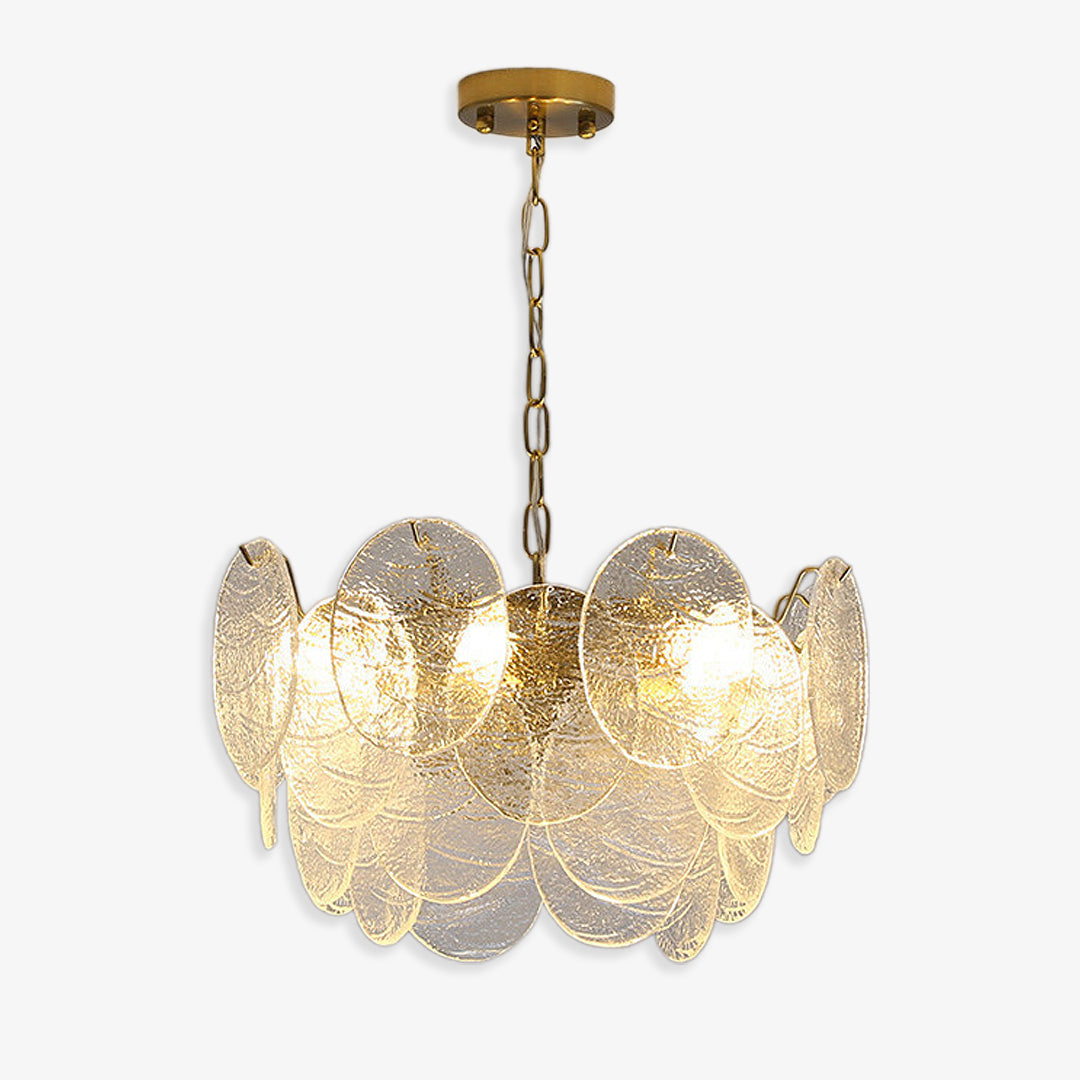 Glass Disc Chandelier 5